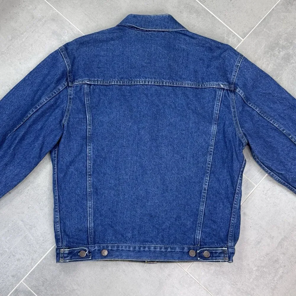 Vintage Bristol Blues Denim Jean Jacket Men's L USA 90s Trucker Type 3